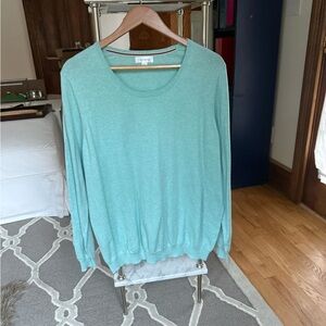 Lavidence Women's turquoise Crew Neck Sweater